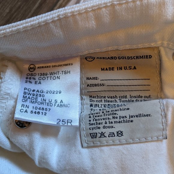 EUC Women (25) AG "The Legging Ankle" White - Picture 8 of 10